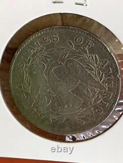 1795 Flowing Hair Silver Half Dollar, rare date, Higher Grade with Issues