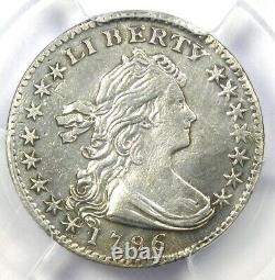 1796 Draped Bust Half Dime H10C Likerty Coin Certified PCGS XF Details (EF)