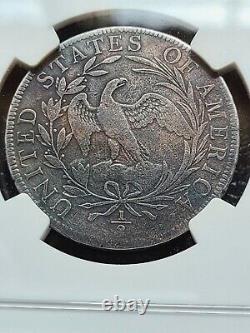 1796 Draped Bust Half Dollar, Ngc Fine Details, 15 Stars, Very Rare Date