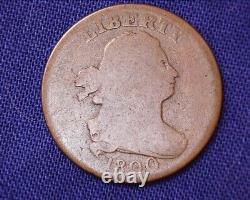 1800 Draped Bust Half Cent Low Mintage of 202,908,1st Year #S112