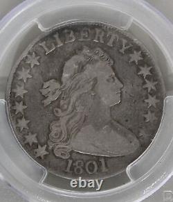 1801 (F15) Draped Bust Half Dollar 50c Silver PCGS Graded Coin