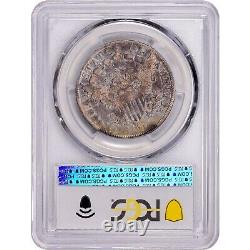1802 50C VF35 PCGS CAC Toned Color Draped Bust Half Dollar