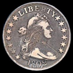 1802 Draped Bust Half Dollar? Pcgs Vf-25? 50c Very Fine Silver Coin? Trusted