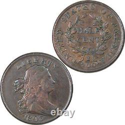 1803 Draped Bust Half Cent Extremely Fine Details Copper SKUIPC6031