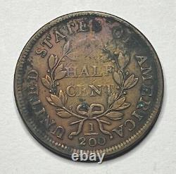 1803 Draped Bust Half Cent Key Date Circulated 1/2C High Grade Details A004