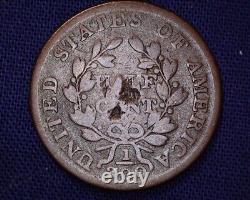 1803 Draped Bust Half Cent Mintage of 92,000 Rougher Reverse #S146