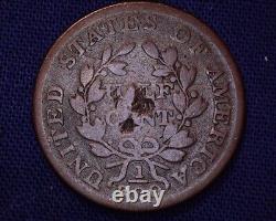 1803 Draped Bust Half Cent Mintage of 92,000 Rougher Reverse #S146