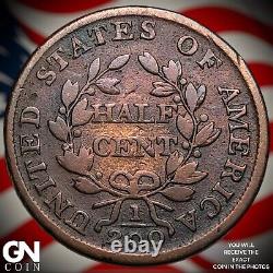1803 Draped Bust Half Cent Q5681