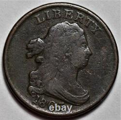1803 Draped Bust Half Cent Scratches US 1/2c Copper Penny Coin L32