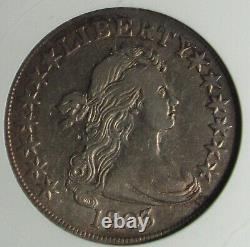 1803 Draped Bust Half Dollar 50c, Small 3, ANACS XF 45, Rare, Great Eye Appeal
