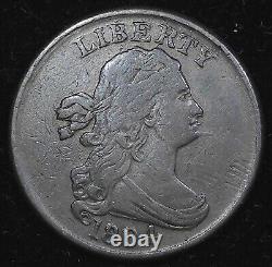 1804 C-8 Spiked Chin Half Cent Choice VF Exceptional Color and Surfaces