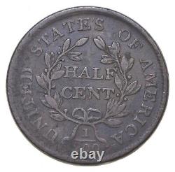 1804 Draped Bust Half Cent 3899