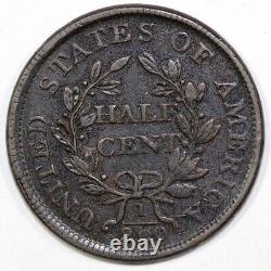 1805 1/2c C-4 Draped Bust Half Cent