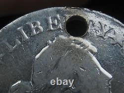 1805/4 Draped Bust Half Dollar- VG/Fine Details, Rare 5 over 4 Overdate