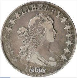 1805 50c Draped Bust Silver Half Dollar Pcgs Vf 35