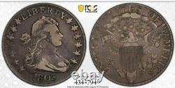 1805 50c Draped Bust Silver Half Dollar Pcgs Vf 35