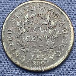 1805 Draped Bust Half Cent 1/2 Cent Better Grade #40711