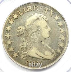 1805 Draped Bust Half Dollar 50C Coin Certified PCGS VF30 $1,750 Value