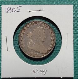 1805 Draped Bust Half Dollar Nice original coin