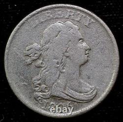 1806 1/2c C-1 Draped Bust Half Cent Rotated Reverse