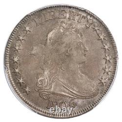 1806 50c PCGS/CAC AU50 (Pointed 6, Stems) Great Type Coin Bust Half Dollar