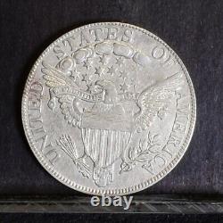 1806 Bust Half Dollar Knobbed 6, Small Stars XF Details (#39829)