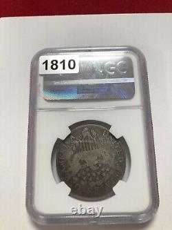 1806 Draped Bust 50c Half Dollar Certified NGC VG10. #1810 Pointed 6
