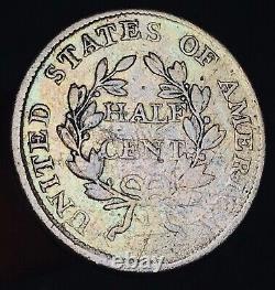 1806 Draped Bust Half Cent 1/2c Large 6 C-4 Choice US Copper Coin CC17316