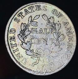 1806 Draped Bust Half Cent 1/2c Large 6 C-4 Choice US Copper Coin CC17316