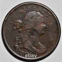 1806 Draped Bust Half Cent Small 6/Stemless Rotated Die 1/2c Penny L41