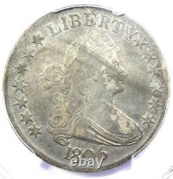 1806 Draped Bust Half Dollar 50C Coin O-120a Certified PCGS Fine Details