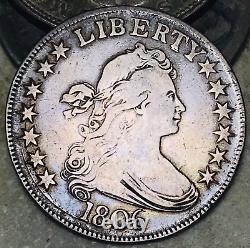 1806 Draped Bust Half Dollar 50C Ungraded O-116 Pointed 6 US Silver Coin CC18337