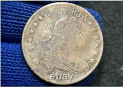 1806 Draped Bust Half Dollar Pointed 6Stem Through Claw VF O-121