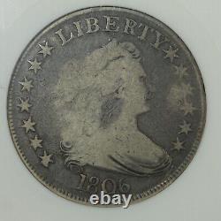1806 Draped Bust Silver Half Dollar ANACS VG 10