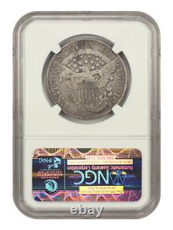 1807 50c NGC/CAC F15 (Draped Bust) Great Early Type Coin Bust Half Dollar