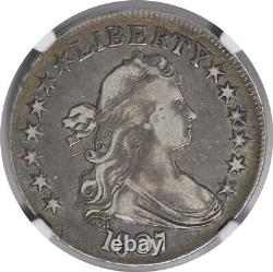1807 Bust Silver Half Dollar Draped VF30 NGC (CAC)