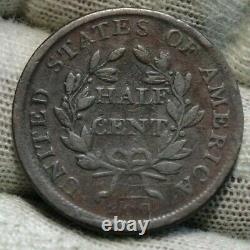 1807 Draped Bust Half Cent (658)