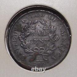 1807 Draped Bust Half Cent, VF details