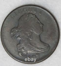 1807 Draped Bust Half Cent XF