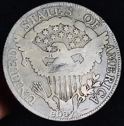 1807 Draped Bust Half Dollar 50C Ungraded US Silver Coin CC19366