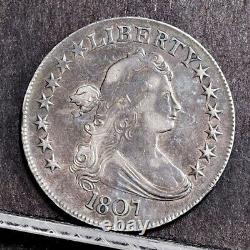 1807 Draped Bust Half Dollar Ch XF Details (#38664)
