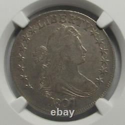 1807 Draped Bust Half Dollar NGC VF 35, Bright, Almost Mark Free, Great coin
