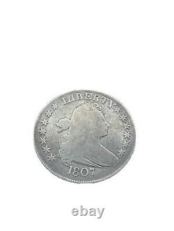 1807 Draped Bust Half Dollar, Rare Coin