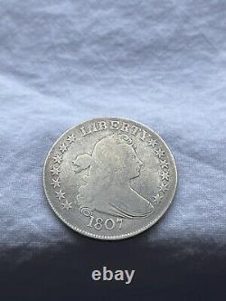 1807 Draped Bust Half Dollar, Rare Coin