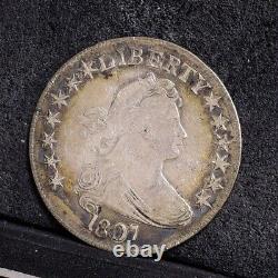 1807 Draped Bust Half Dollar VF Details (#37068)