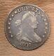 1807 Draped Bust Half Dollar Very Fine VF Original Toned 50c Silver Coin
