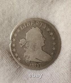 1807 Draped Bust half dollar, Good details