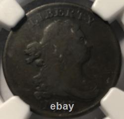 1807 Drapped Bust Half Cent C-1 NGC VF20 BN - Fantastic Coin