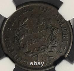 1807 Drapped Bust Half Cent C-1 NGC VF20 BN - Fantastic Coin