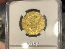 1807 NGC AU50 Draped Bust $5 Gold